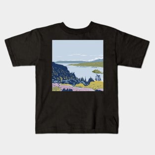 Lake Tahoe State Park California Kids T-Shirt